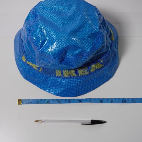 IKEA Tarp Blue Yellow Gold Bucket Hat Retro Y2K FREE WITH BUNDLE :) - Picture 7 of 8